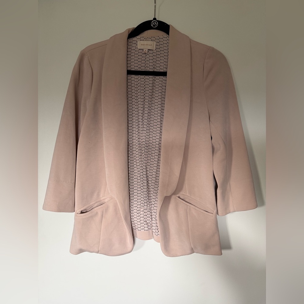 Skies Are Blue Blush Pink Blazer